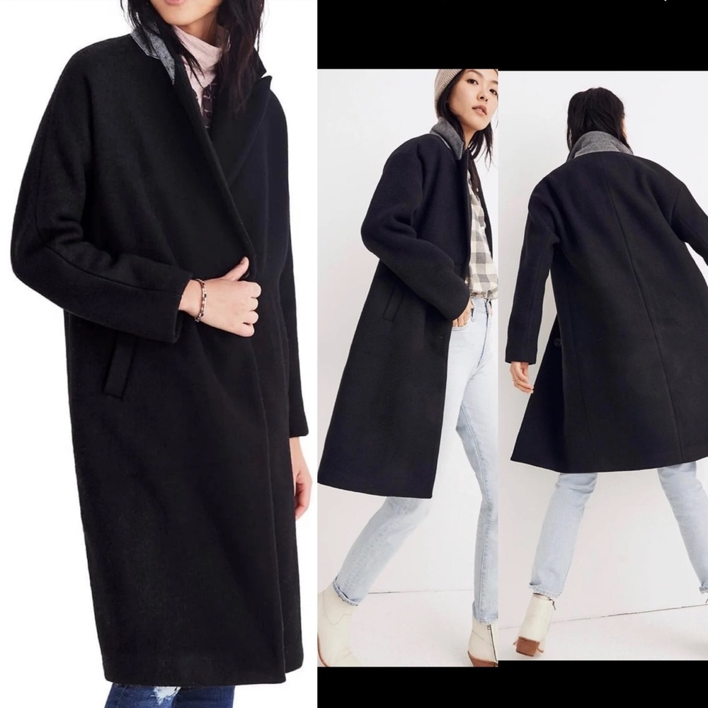 Madewell Bergen Cocoon Coat Size 4